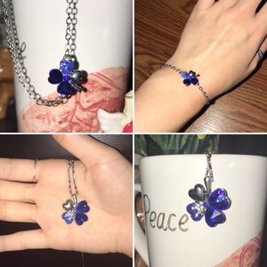 🌟Clover Necklace + Bracelet🌟